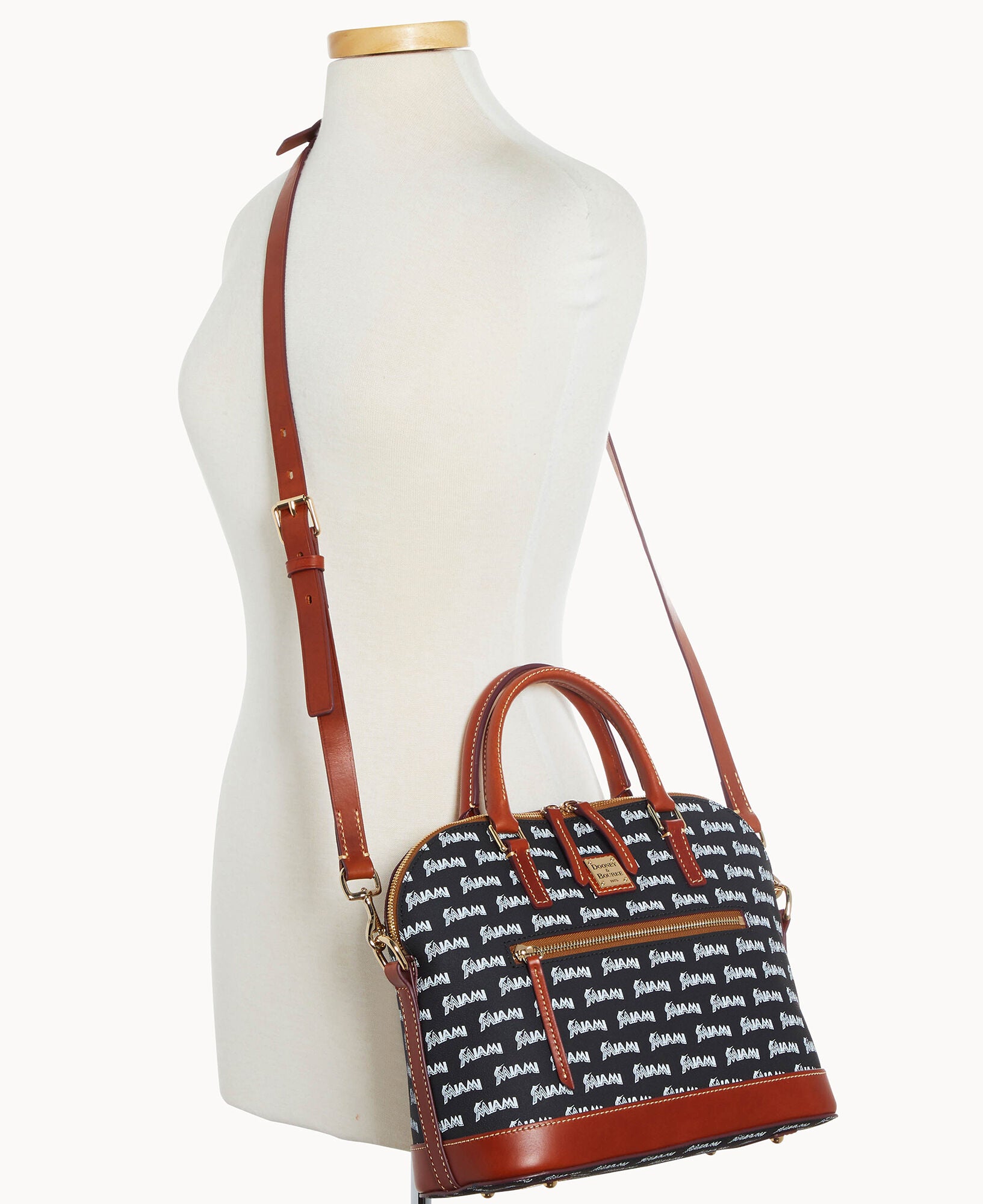 MLB Marlins Domed Zip Satchel – Dooney & Bourke