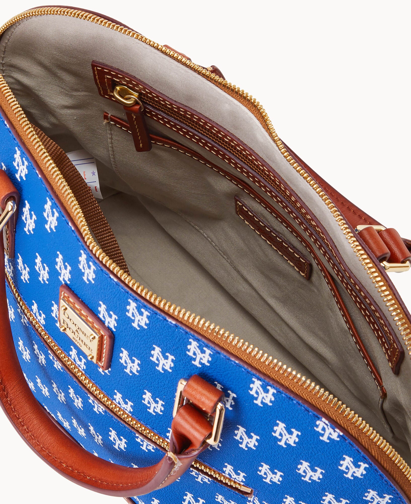 MLB Mets Domed Zip Satchel – Dooney & Bourke
