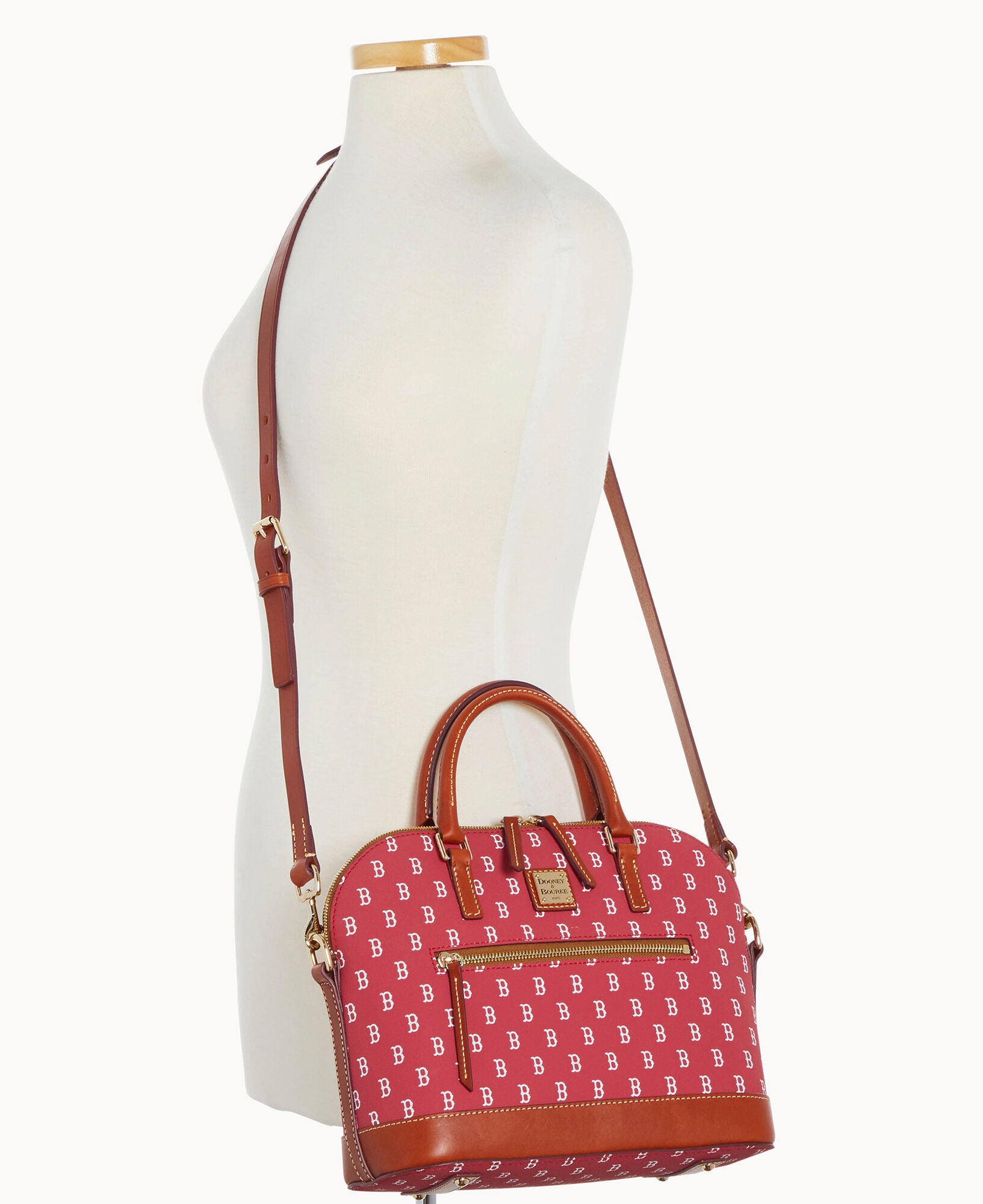 MLB Red Sox Domed Zip Satchel – Dooney & Bourke