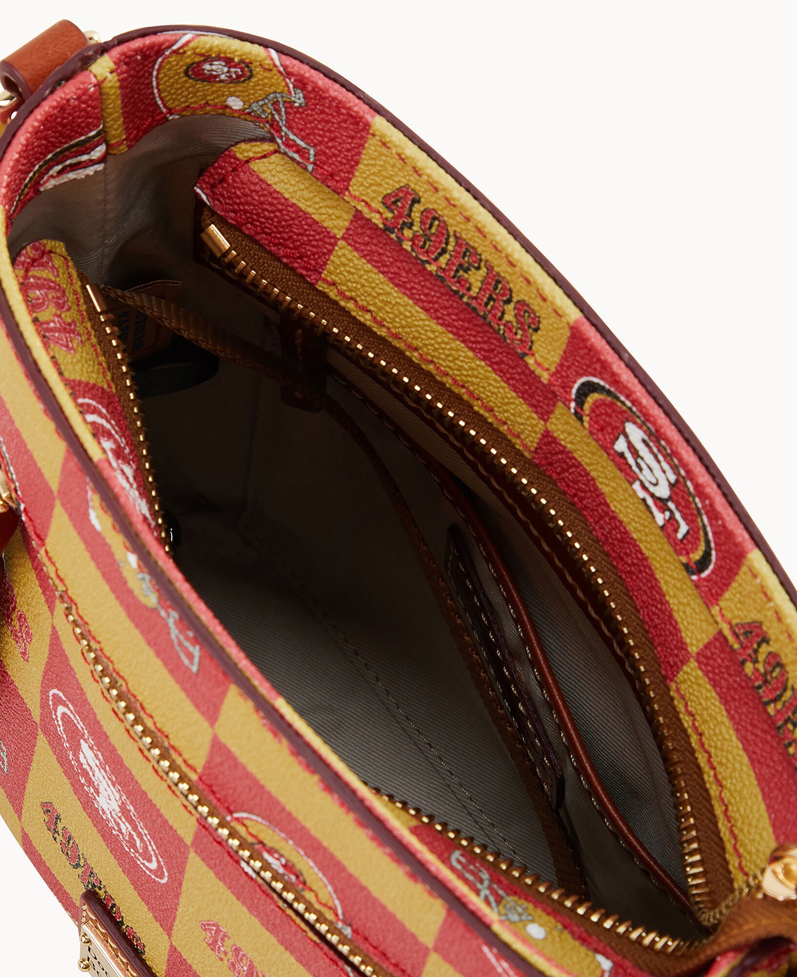 NFL 49ERS Small Zip Crossbody – Dooney & Bourke