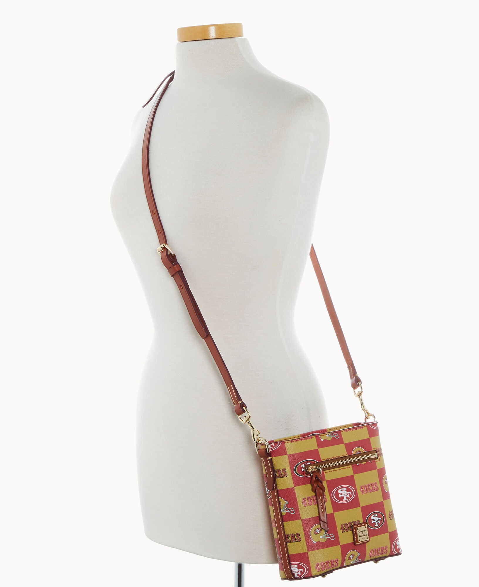 NFL 49ERS Small Zip Crossbody – Dooney & Bourke
