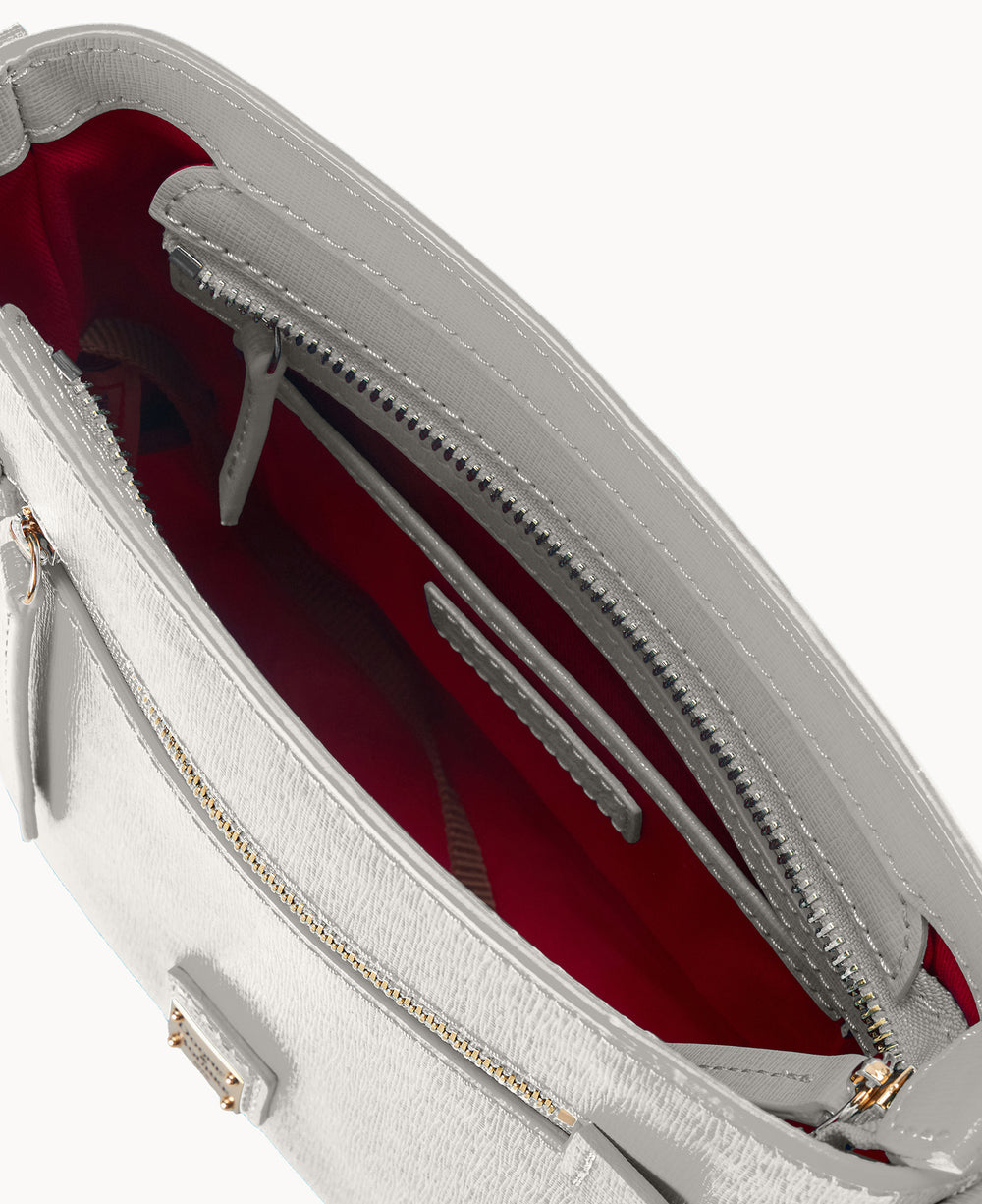 Saffiano Small Zip Crossbody