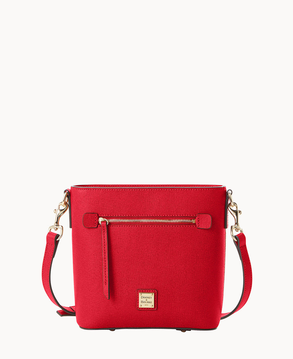 Saffiano Small Zip Crossbody