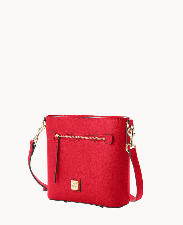 Saffiano Small Zip Crossbody