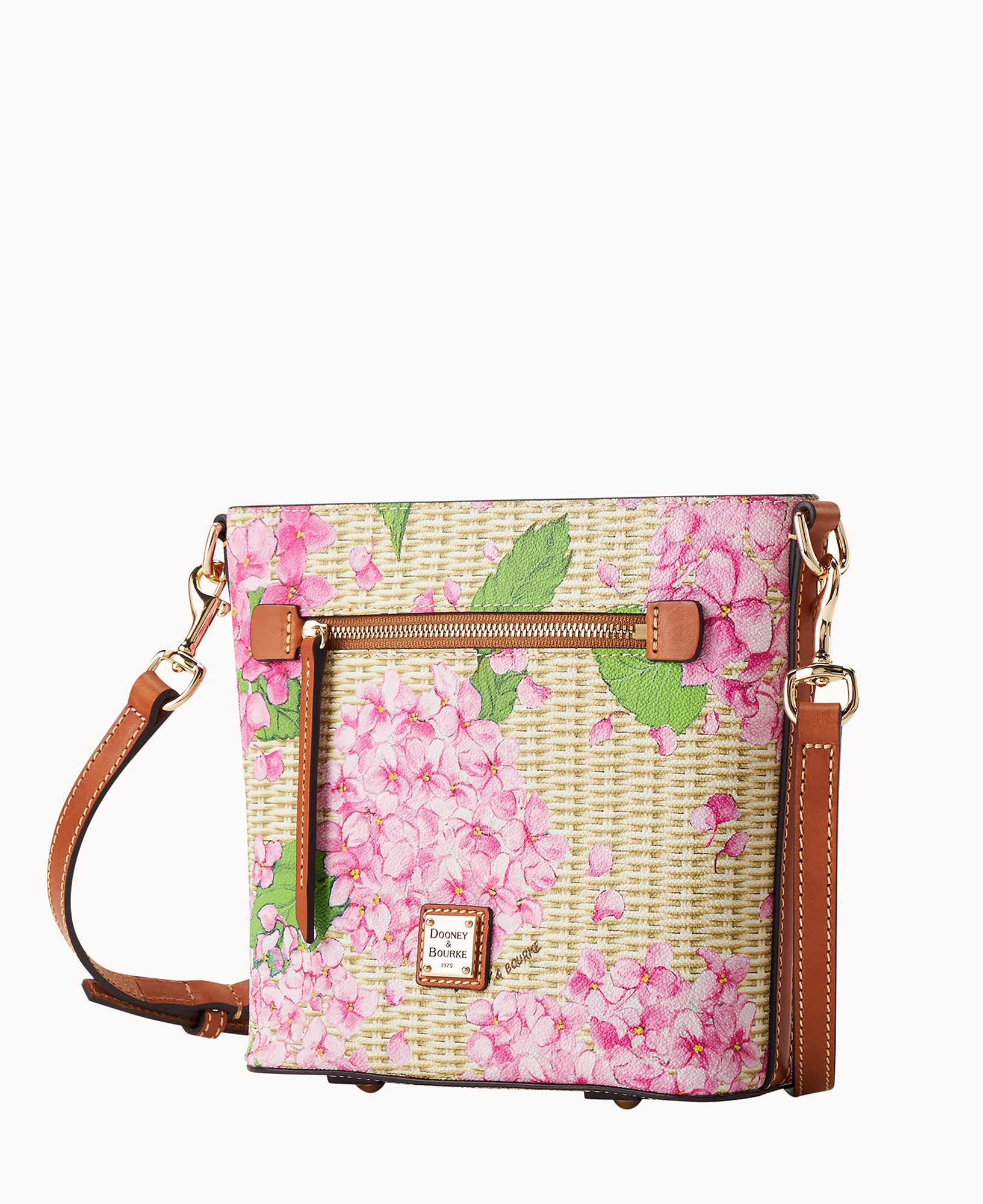 Hydrangea Basketweave Small Zip Crossbody – Dooney & Bourke