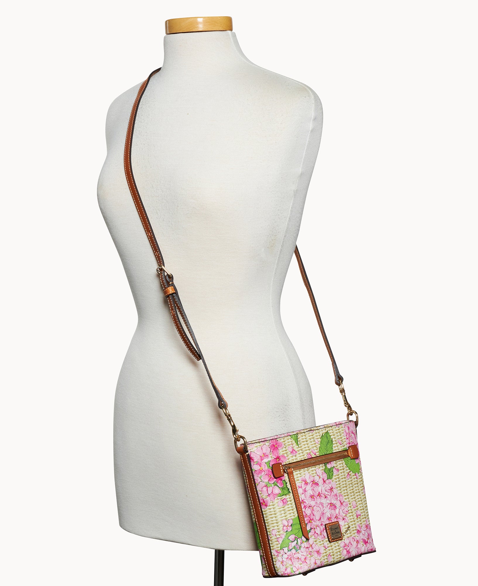 Hydrangea Basketweave Small Zip Crossbody – Dooney & Bourke