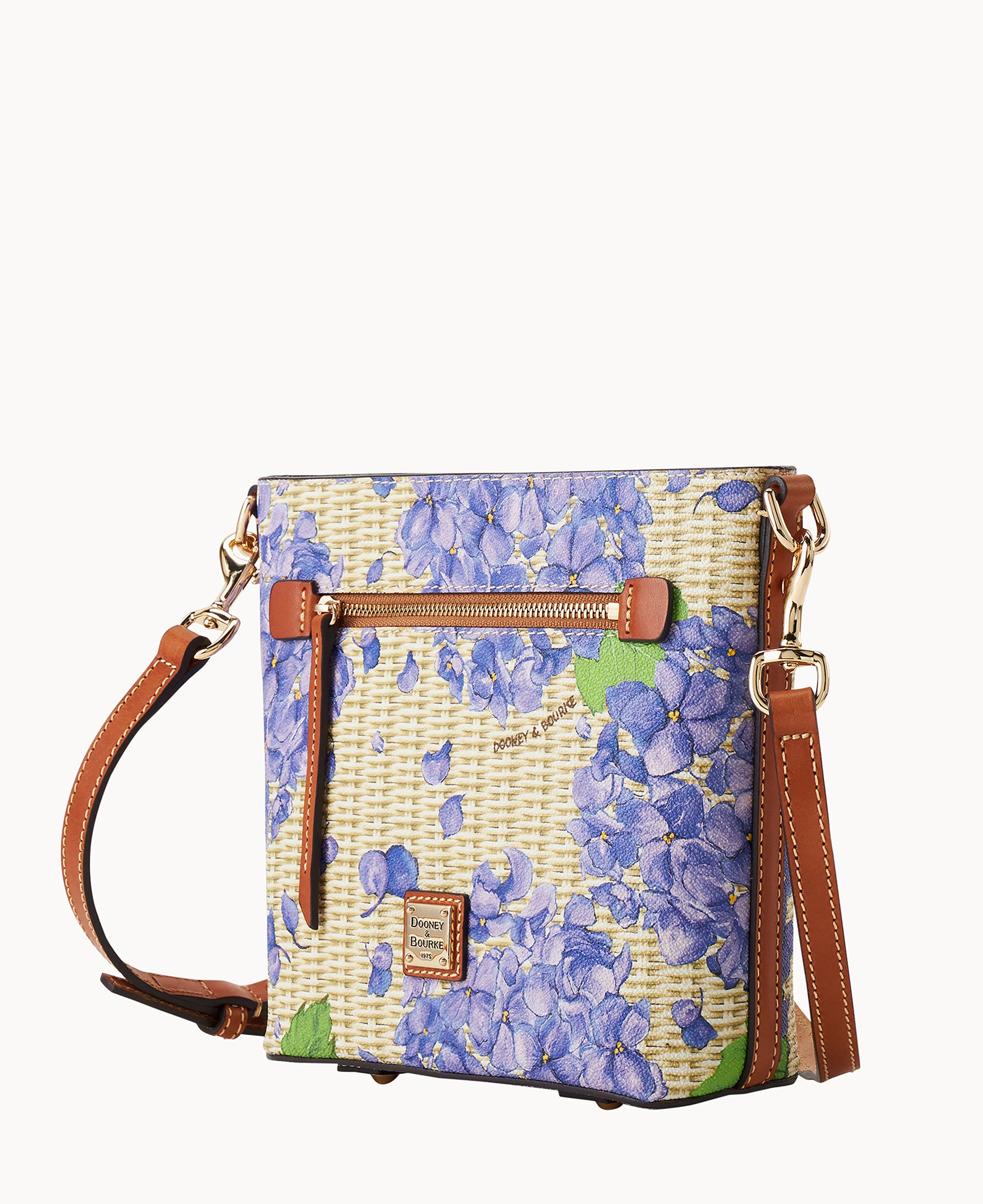 Hydrangea Basketweave Small Zip Crossbody – Dooney & Bourke