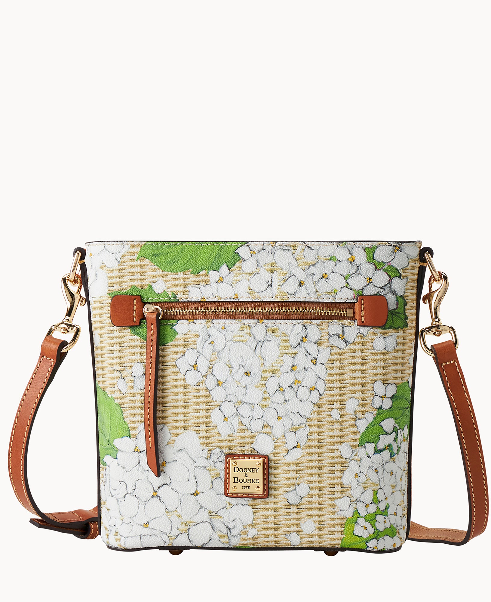 Hydrangea Basketweave Small Zip Crossbody – Dooney & Bourke