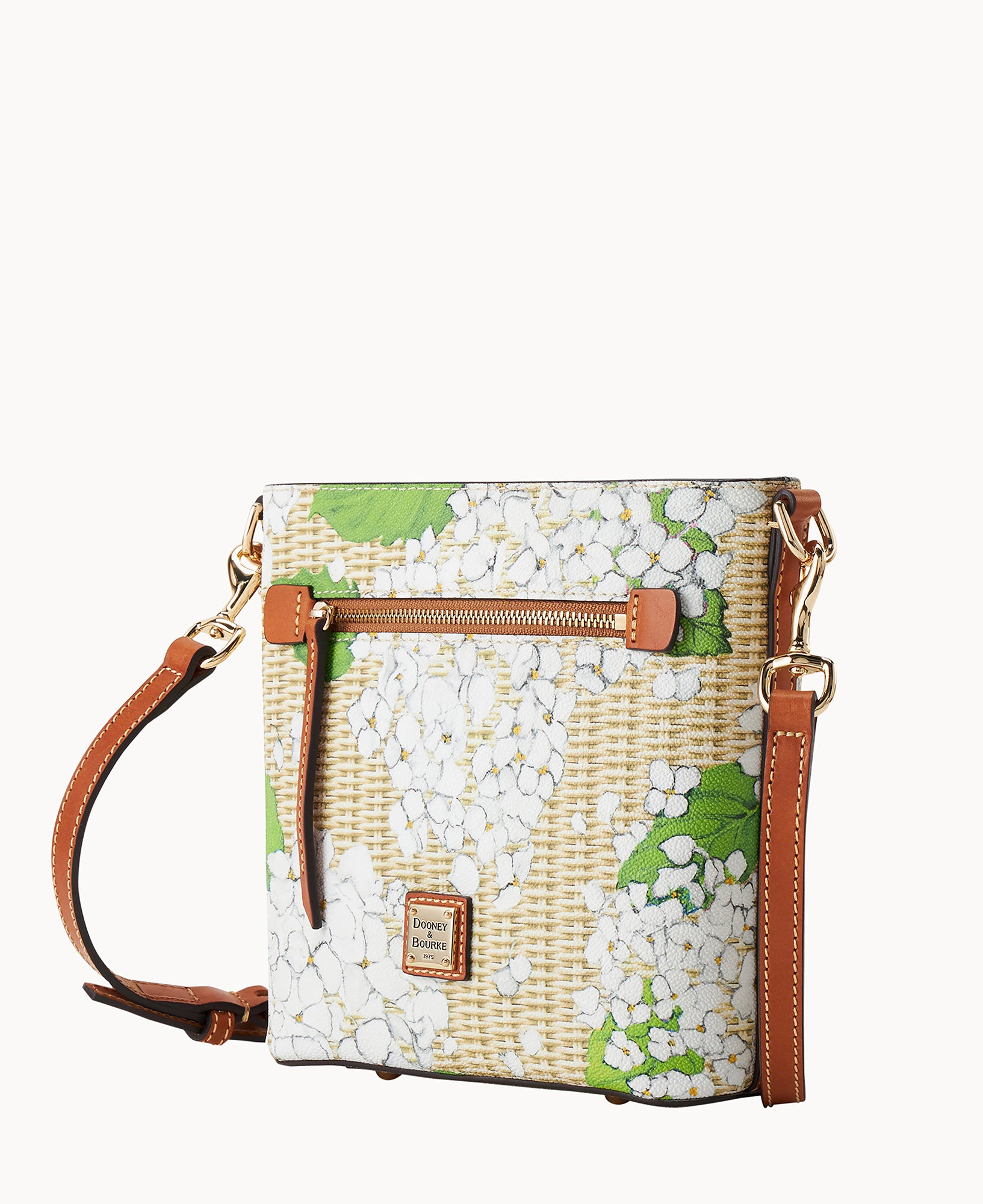 Hydrangea Basketweave Small Zip Crossbody – Dooney & Bourke