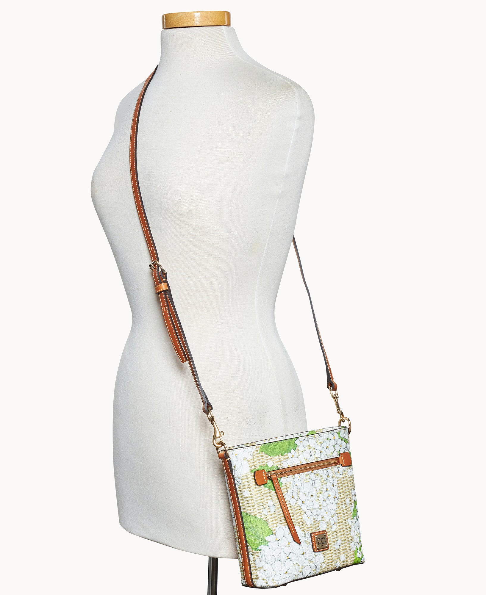 Hydrangea Basketweave Small Zip Crossbody – Dooney & Bourke