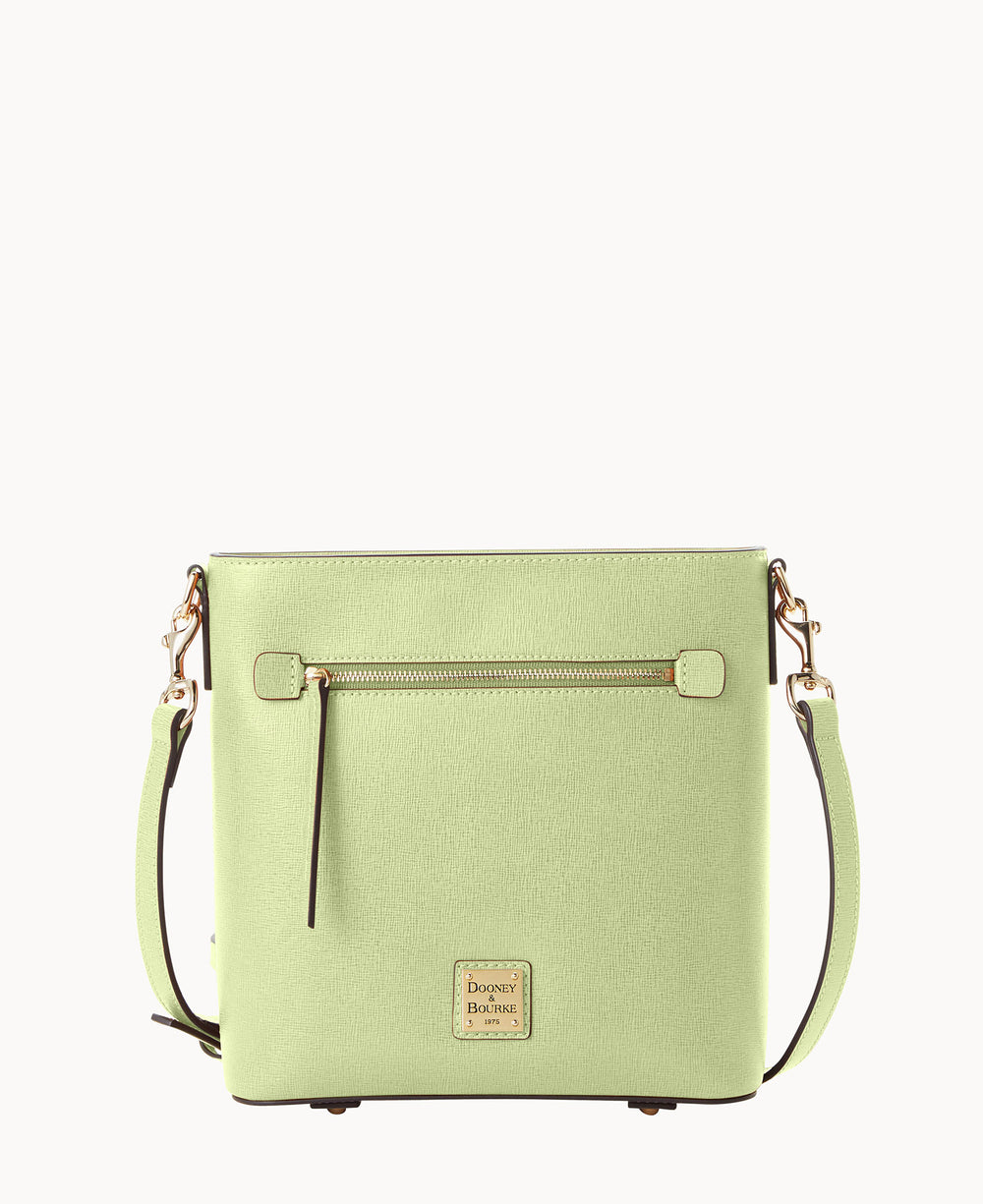 Saffiano Zip Crossbody