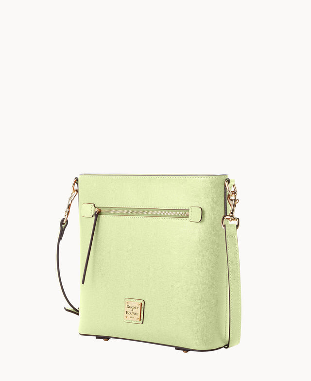 Saffiano Zip Crossbody