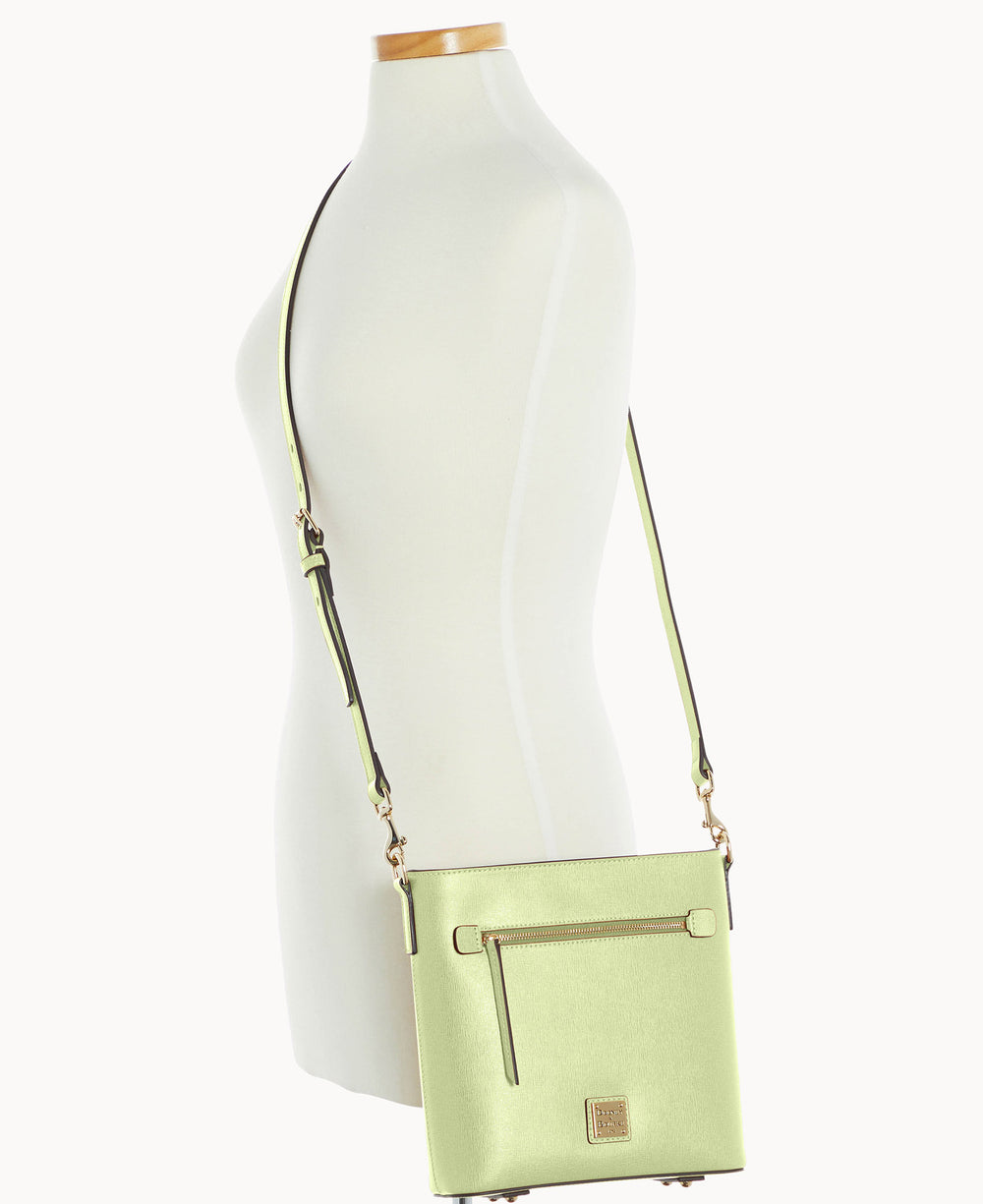 Saffiano Zip Crossbody