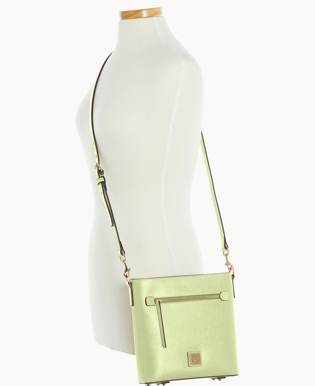 Saffiano Zip Crossbody