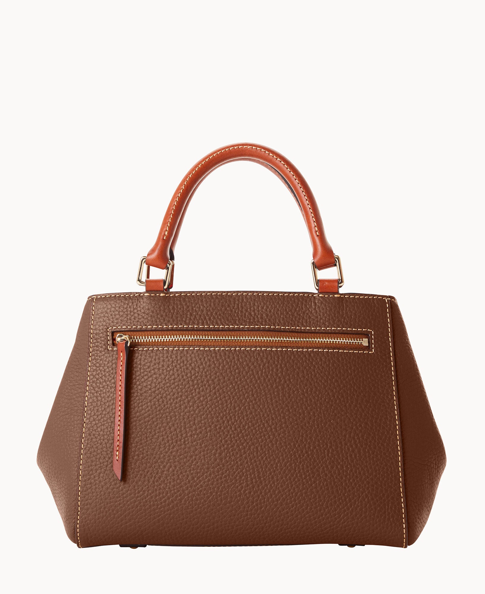 Pebble Grain Small Zip Satchel – Dooney & Bourke