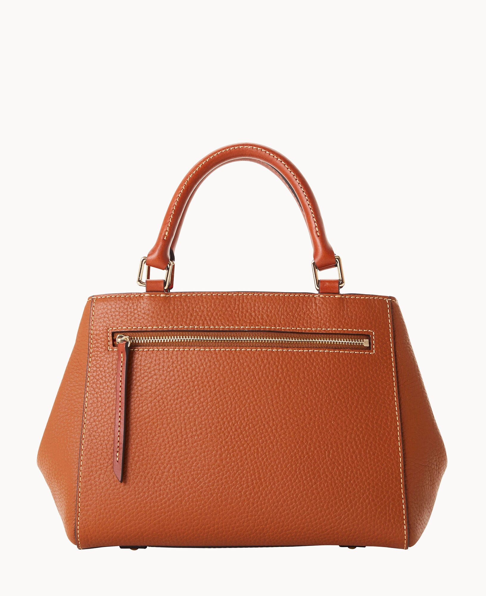 Pebble Grain Small Zip Satchel – Dooney & Bourke