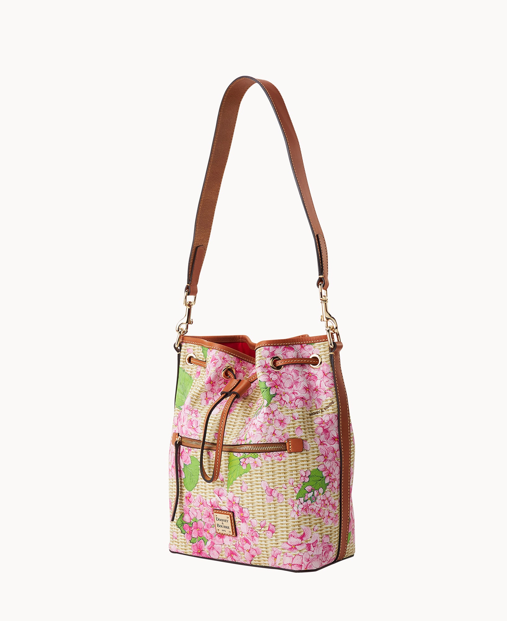Hydrangea Basketweave Drawstring – Dooney & Bourke