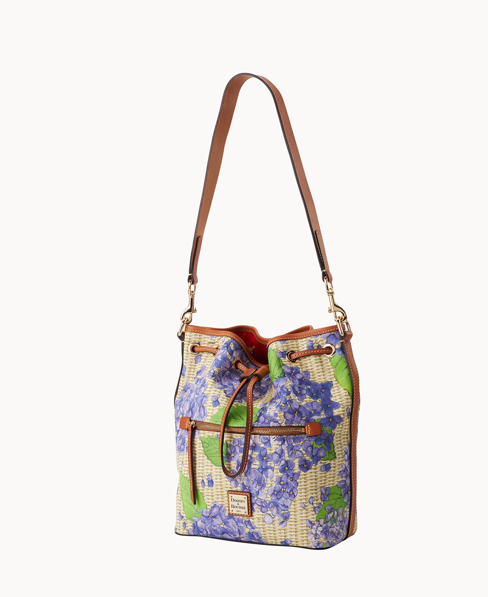 Hydrangea Basketweave Drawstring – Dooney & Bourke