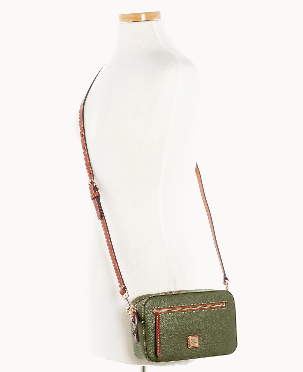 Pebble Grain Camera Zip Crossbody