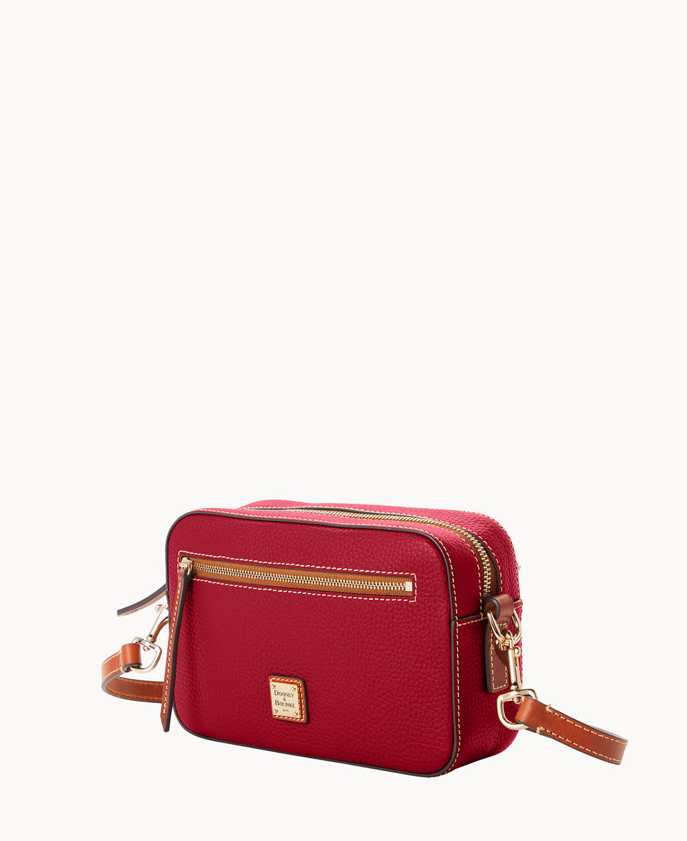 Pebble Grain Camera Zip Crossbody