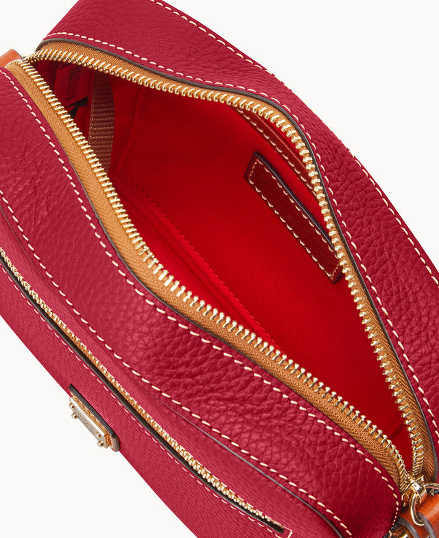 Pebble Grain Camera Zip Crossbody