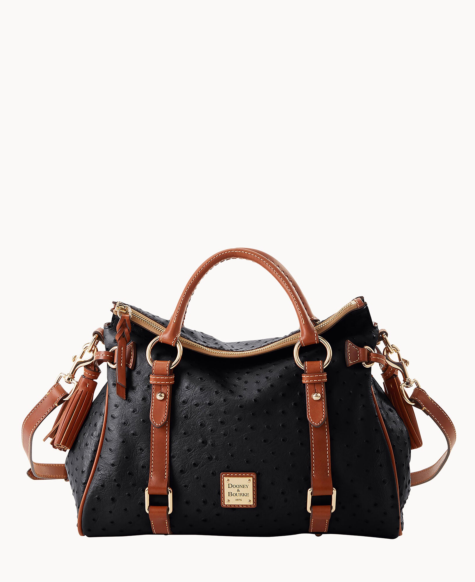 Ostrich Large Satchel – Dooney & Bourke