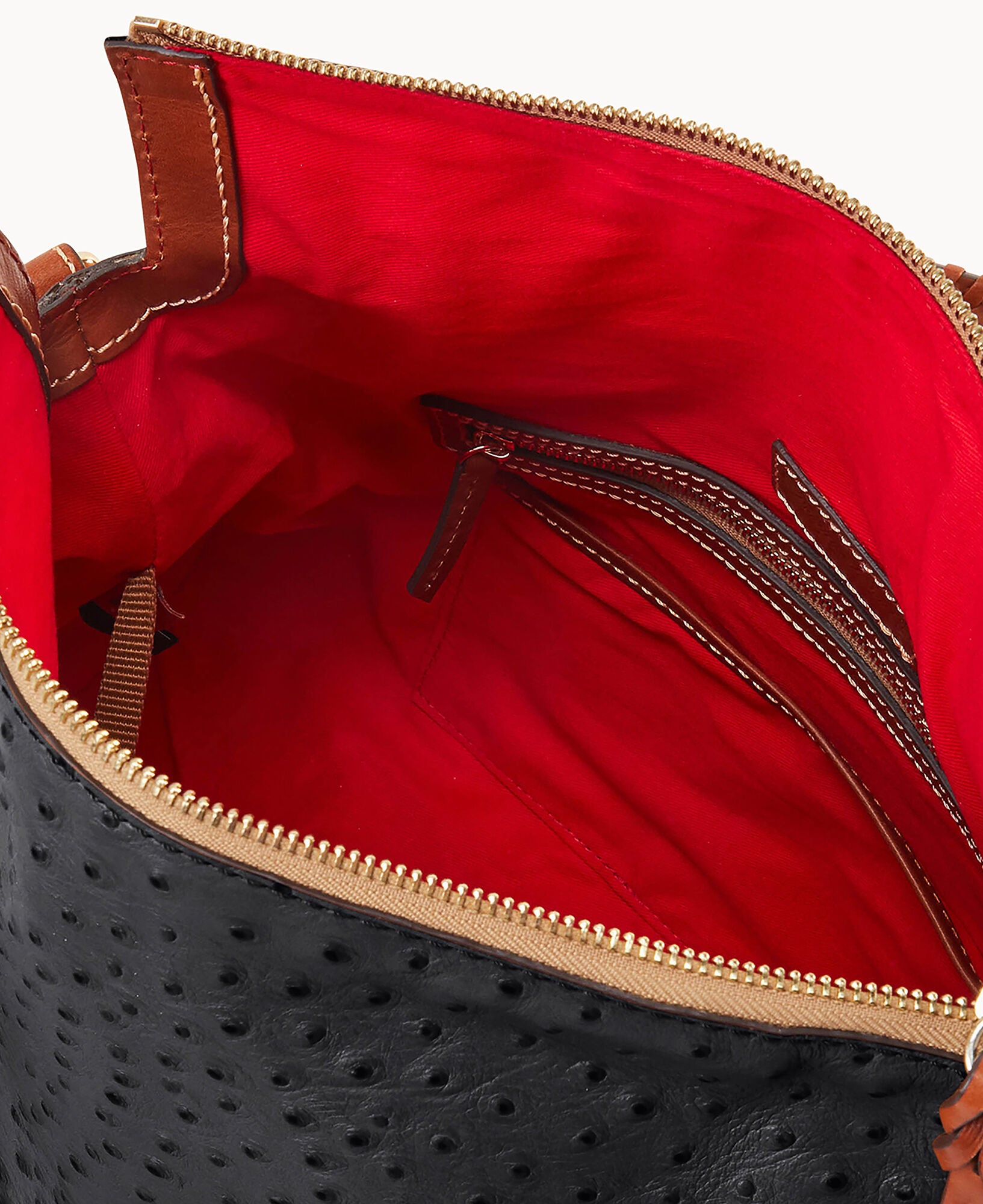 Ostrich Large Satchel – Dooney & Bourke