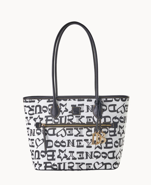Doodle II Coated Cotton Tote – Dooney & Bourke