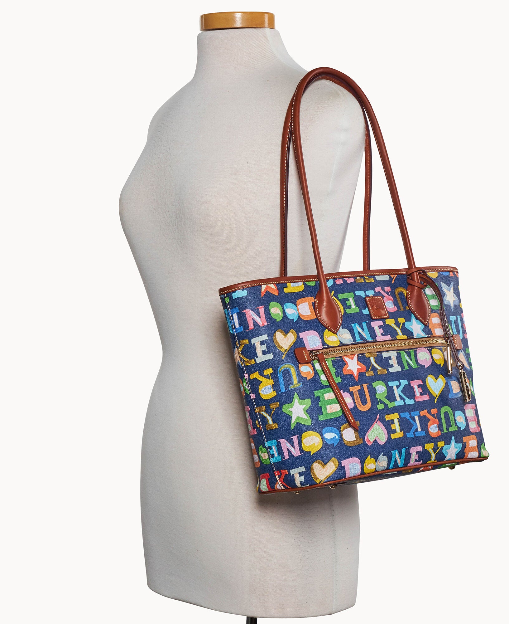 Doodle II Coated Cotton Tote – Dooney & Bourke