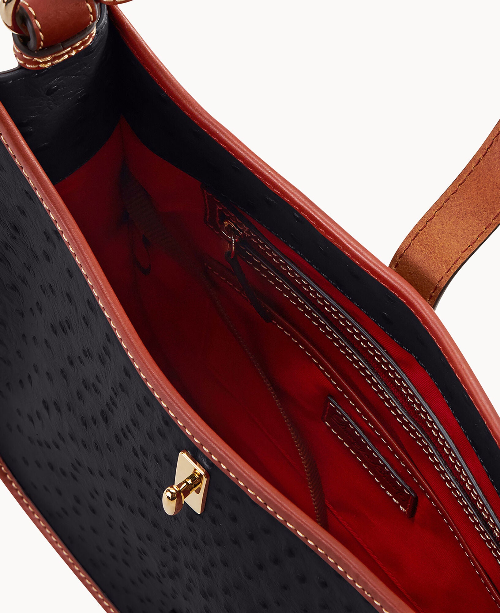 Ostrich Large Messenger – Dooney & Bourke