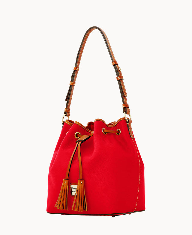Dooney & Bourke Women's Pebble Grain Kendall in Red, Leather