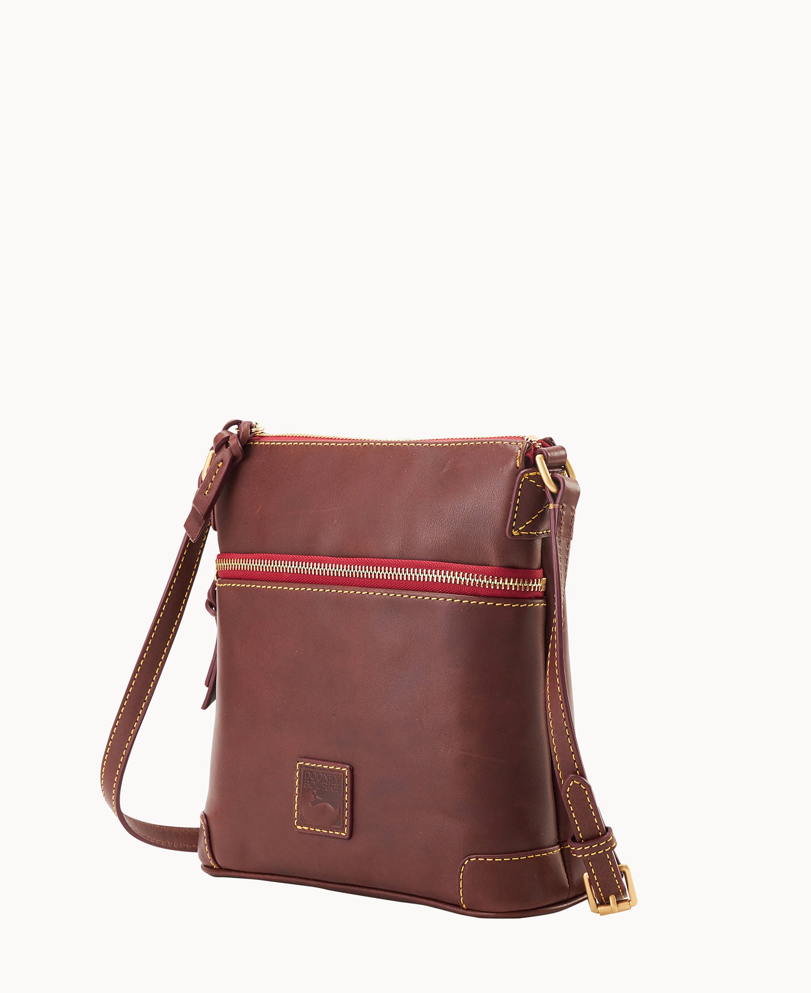 DOONEY&BOURKE シボ革ショルダーバッグ フリンジ タッセル ブラウン Florentine Small Tassel Crossbody – Dooney & Bourke