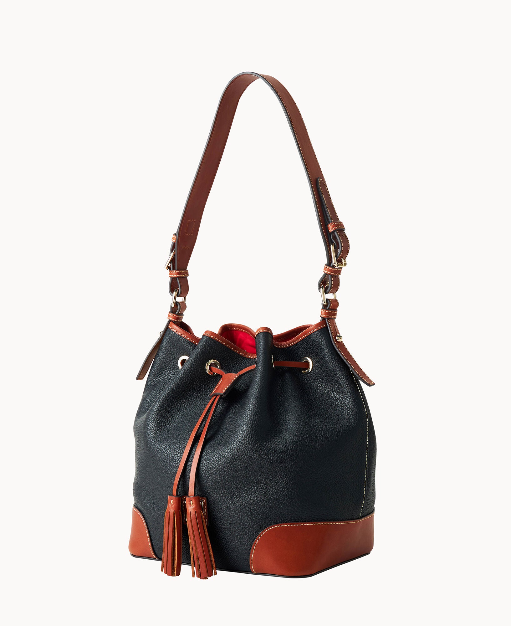 Dooney & Bourke Borsa A Mano Piccola In Pelle Graina, Con Cinturino Da Polso, 20x10 Cm