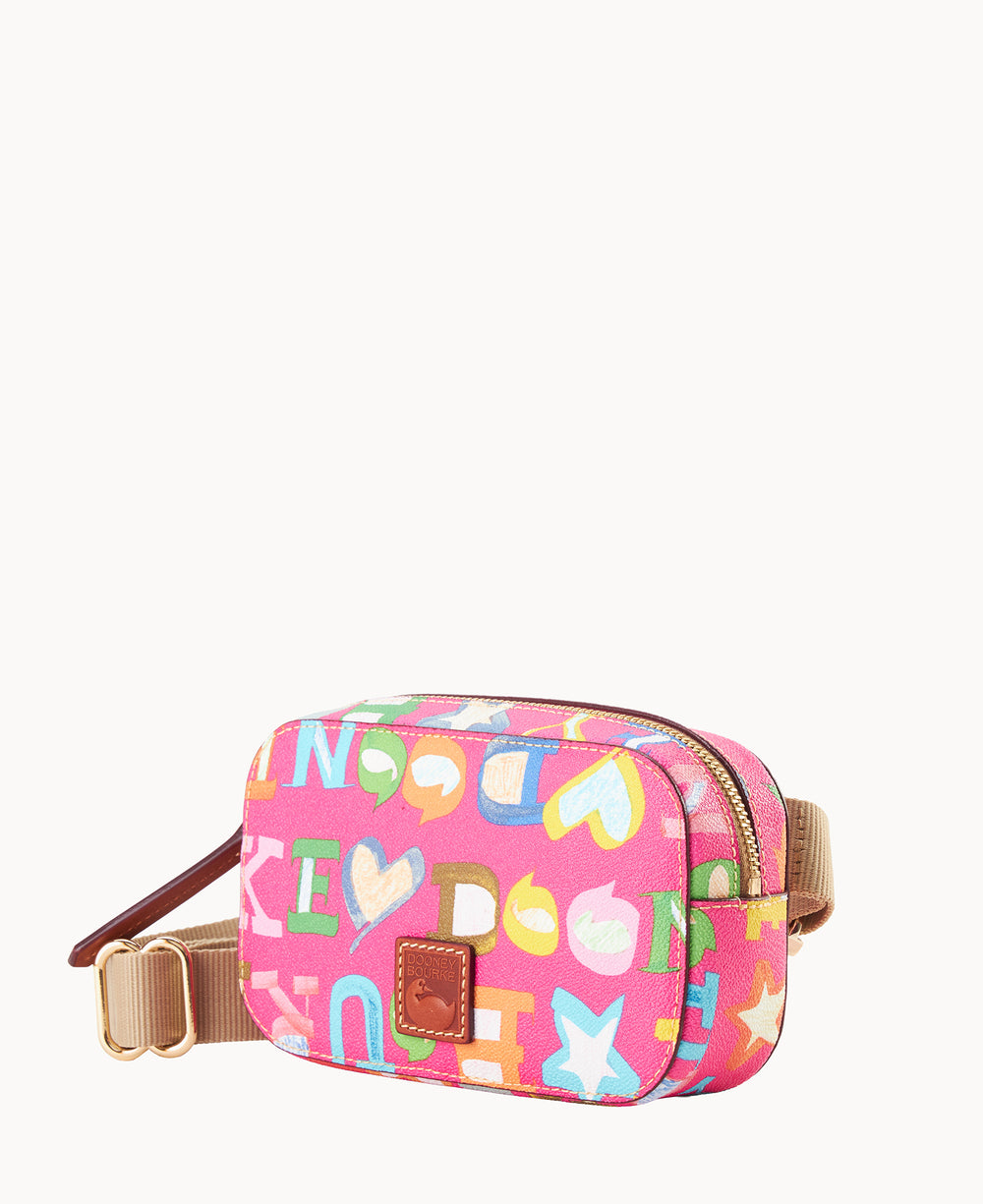 Doodle II Coated Cotton Belt Bag
