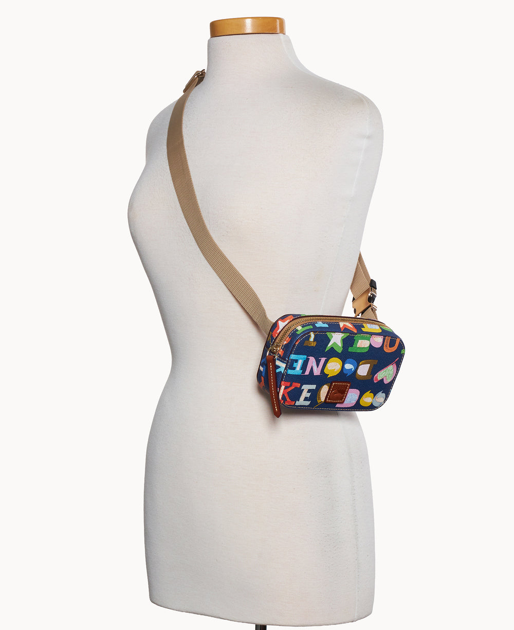 Doodle II Coated Cotton Belt Bag