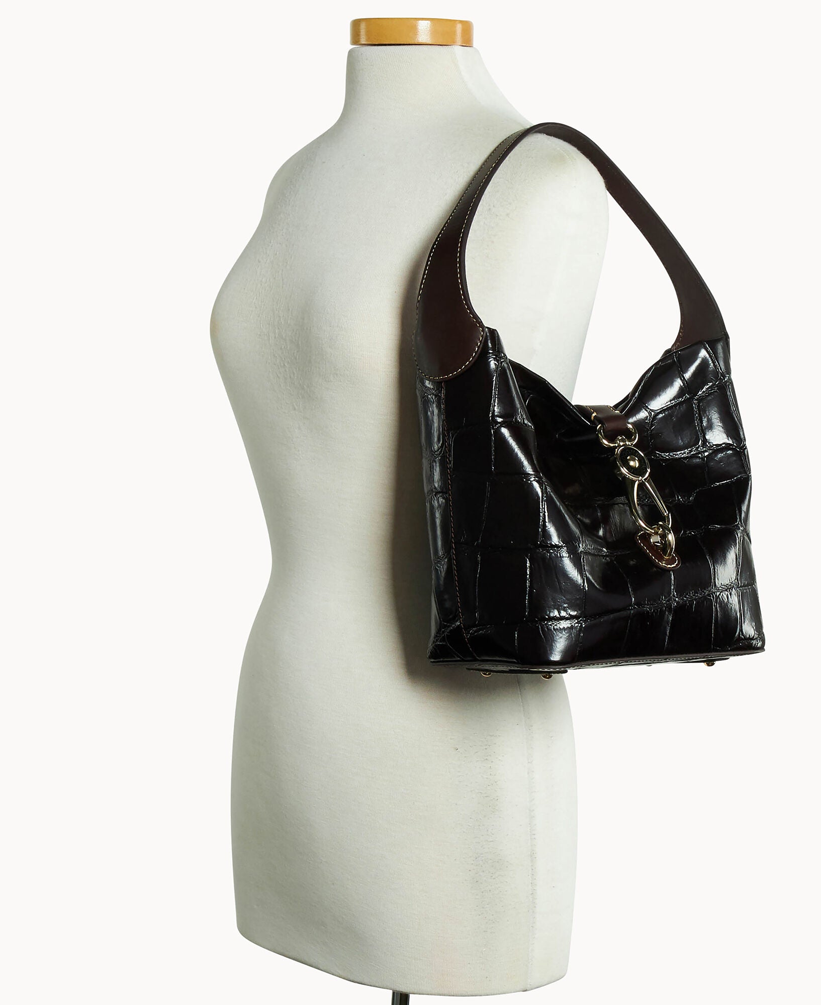 Denison Logo Lock Hobo – Dooney & Bourke