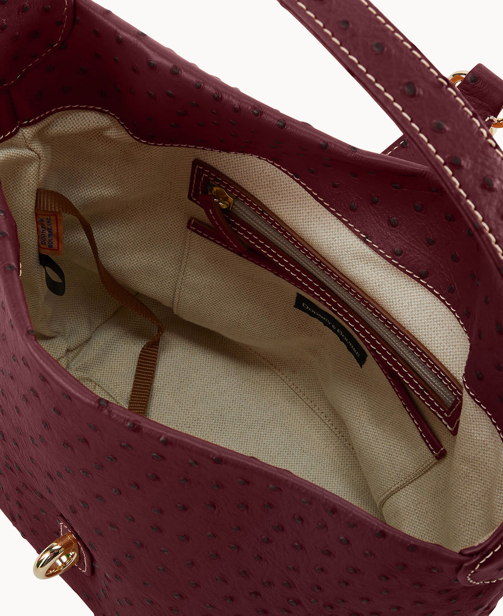 Ostrich Logo Lock Hobo