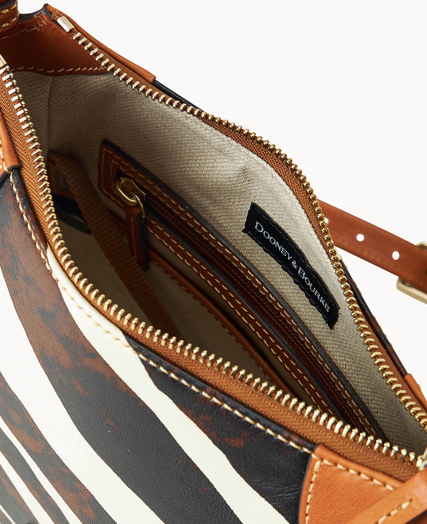 Zebra Leather Crossbody – Dooney & Bourke