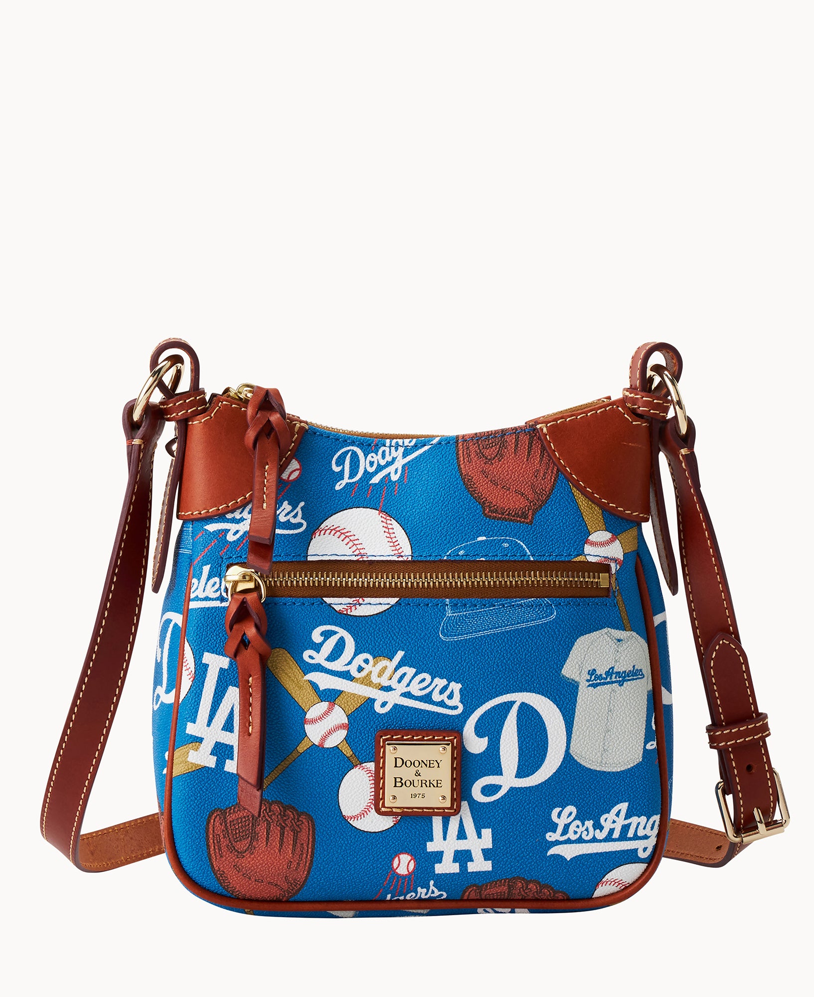 MLB Dodgers Front Zip Crossbody – Dooney & Bourke