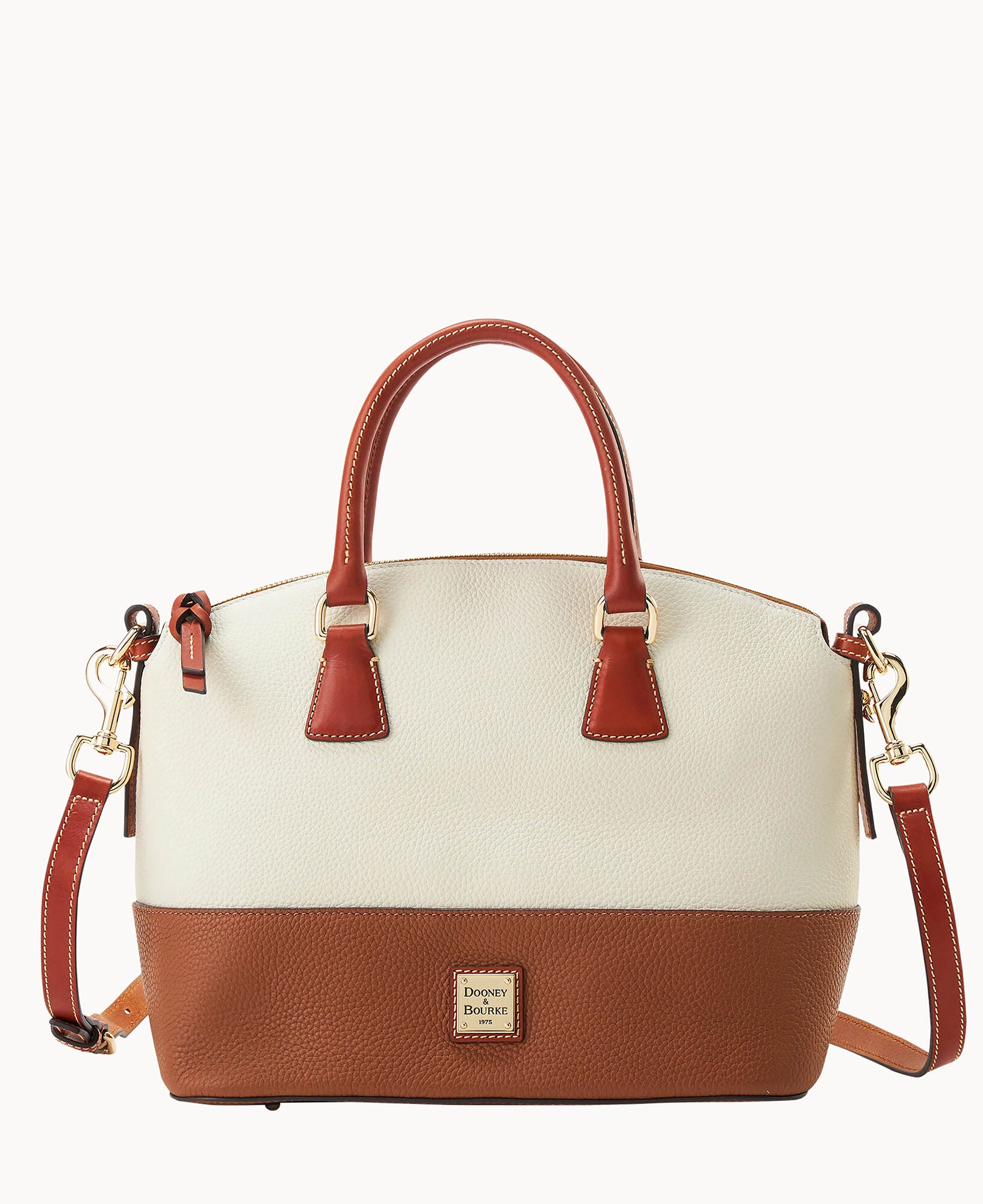 Pebble Color Block Domed Satchel – Dooney & Bourke
