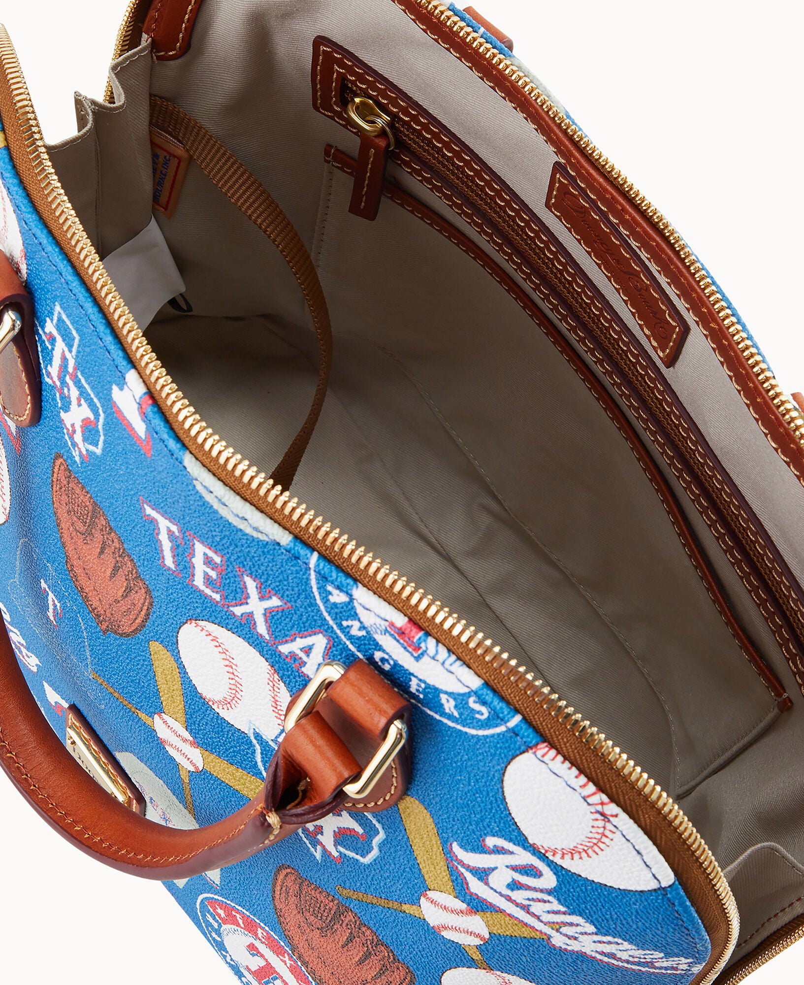 MLB Rangers Zip Zip Satchel – Dooney & Bourke