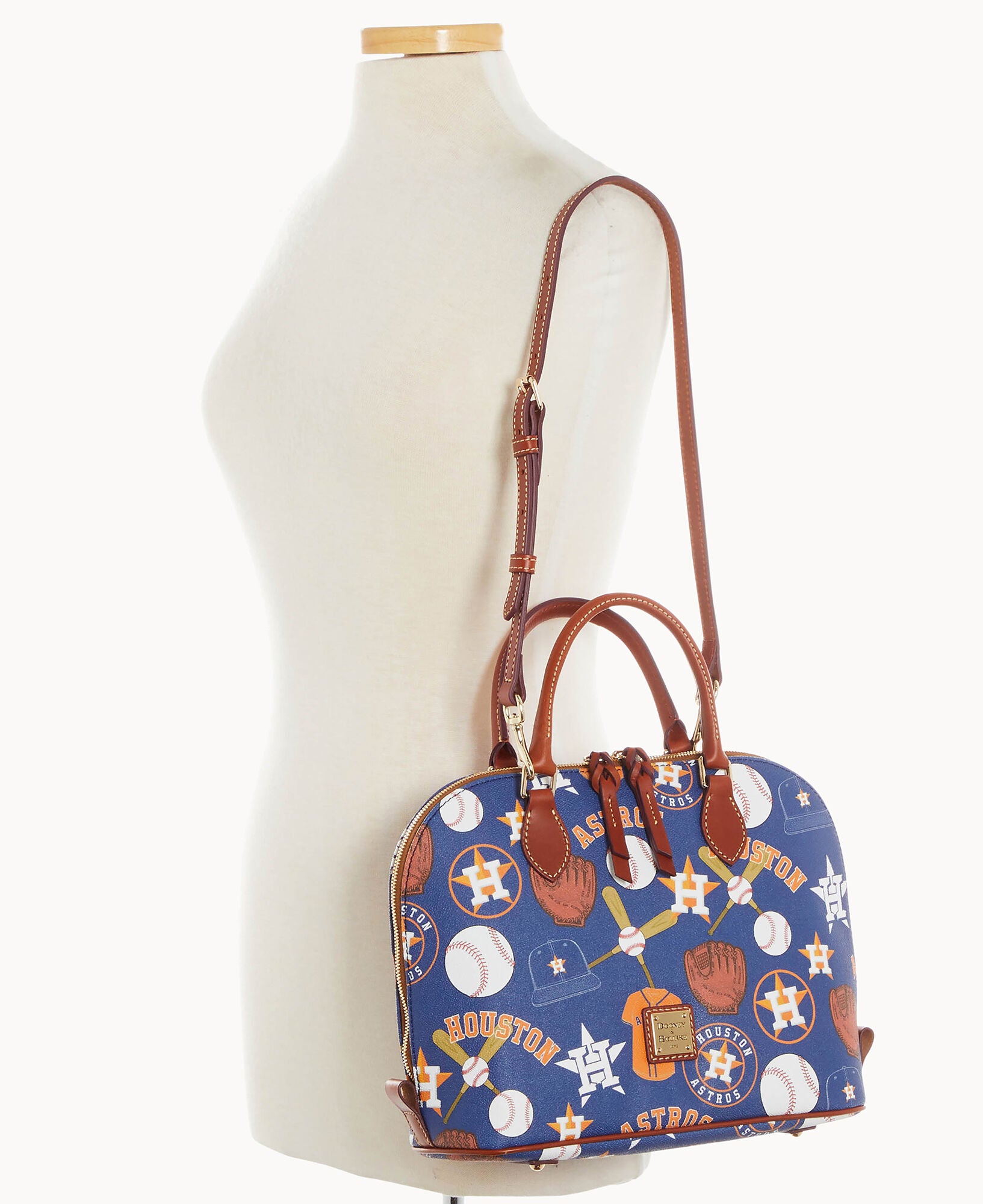 MLB Astros Zip Zip Satchel – Dooney & Bourke