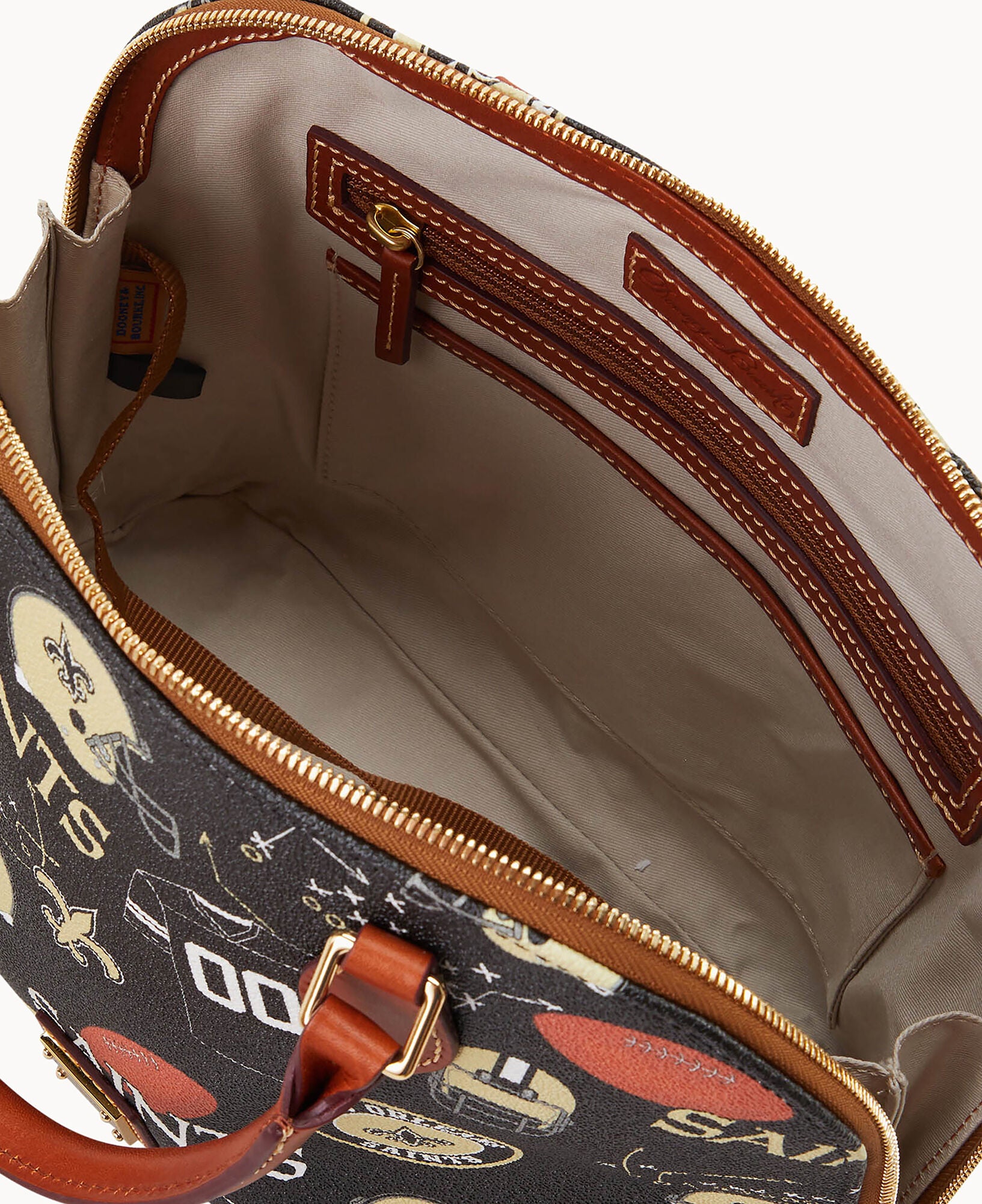 NFL Saints Zip Zip Satchel – Dooney & Bourke