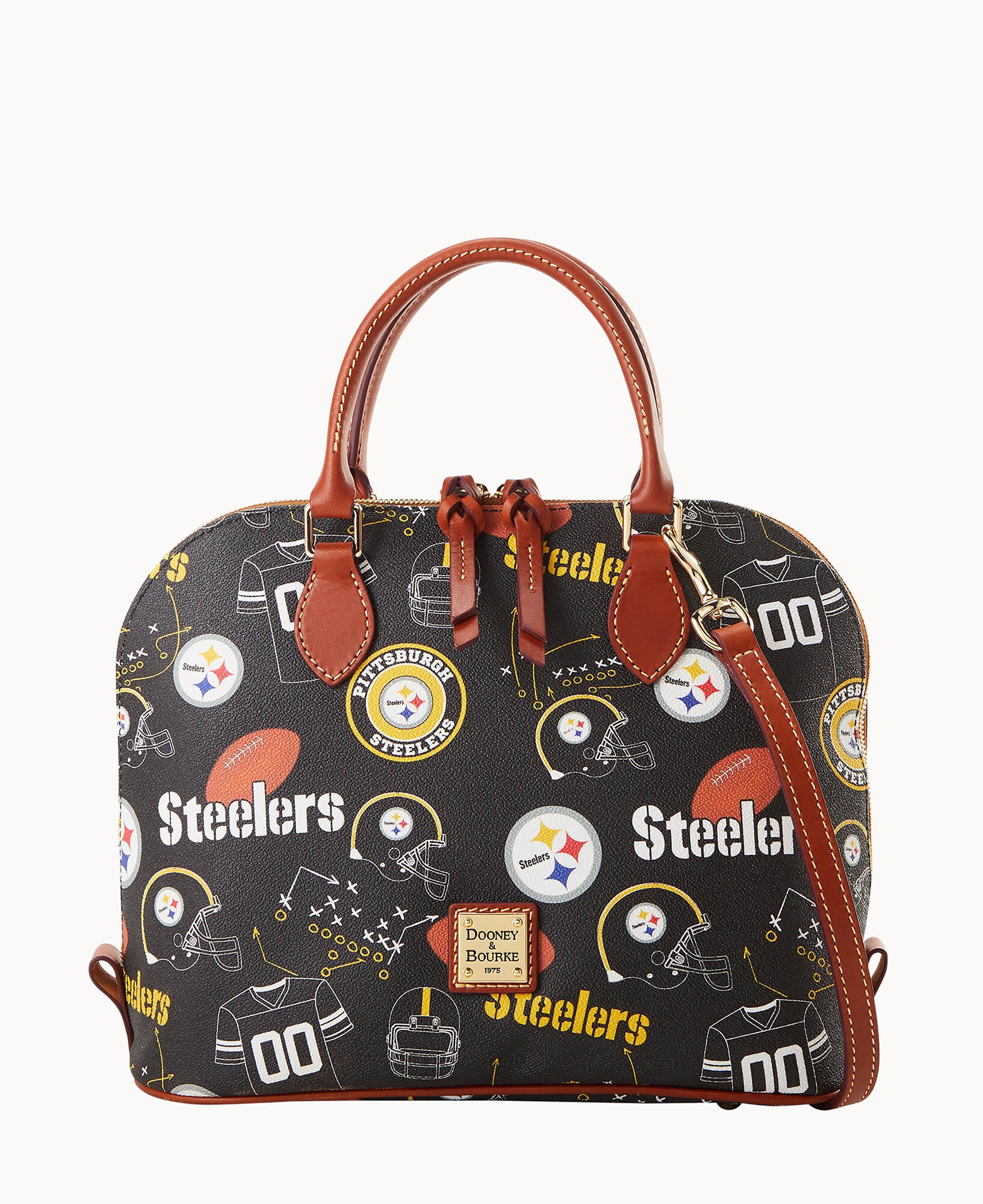 NFL Steelers Zip Zip Satchel – Dooney & Bourke