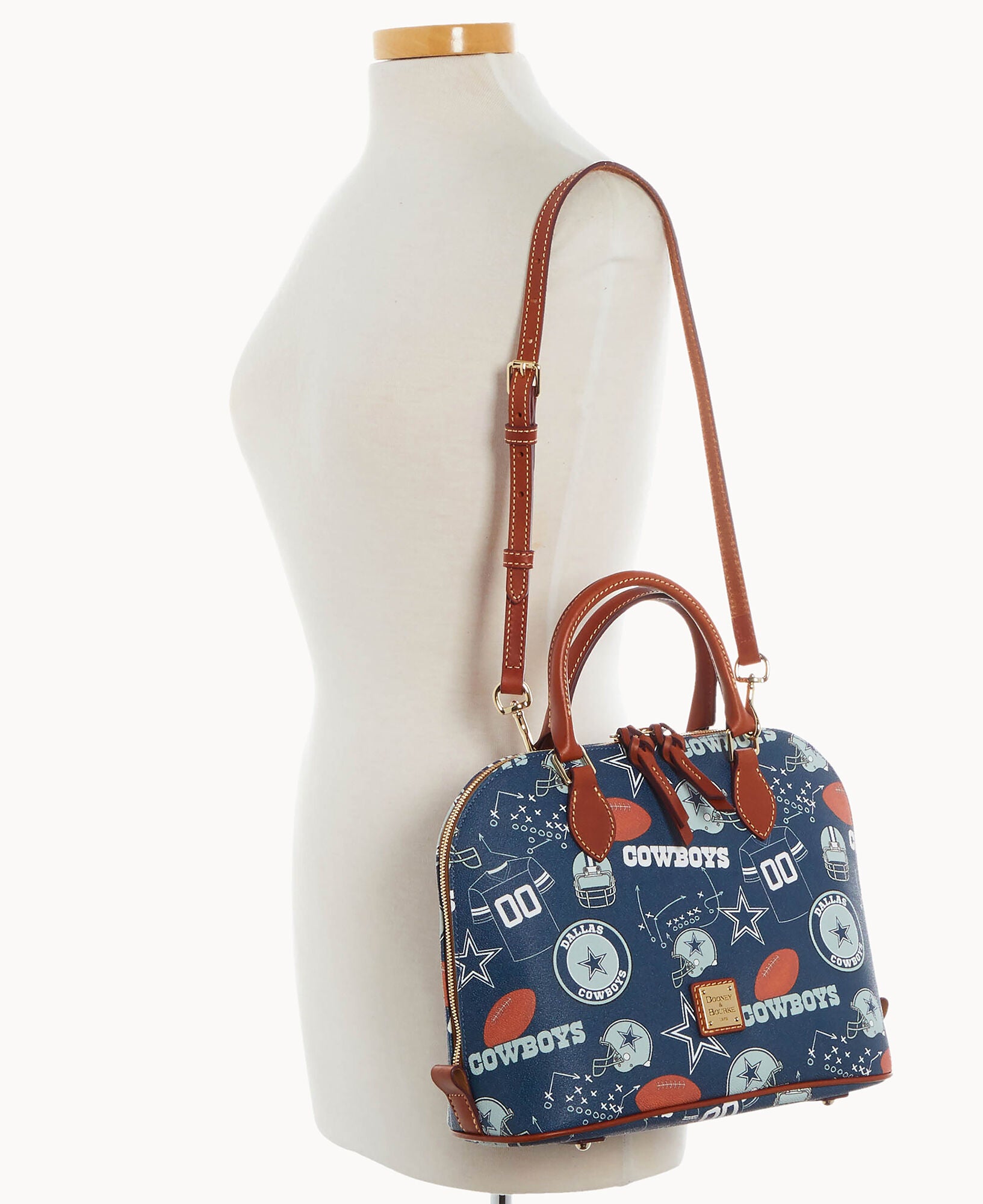 NFL Cowboys Zip Zip Satchel – Dooney & Bourke