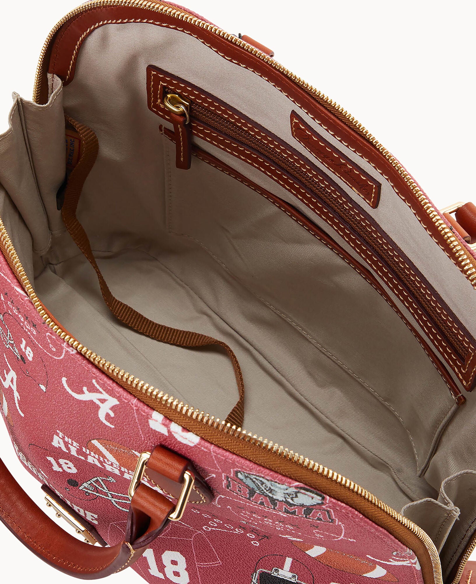 Collegiate University of Alabama Zip Zip Satchel – Dooney & Bourke