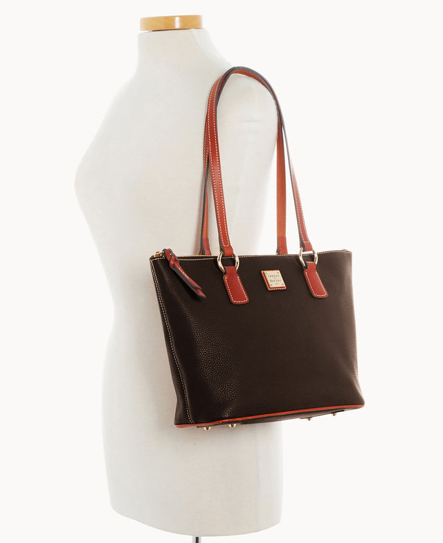 Pebble Grain Small Wren Zip Tote