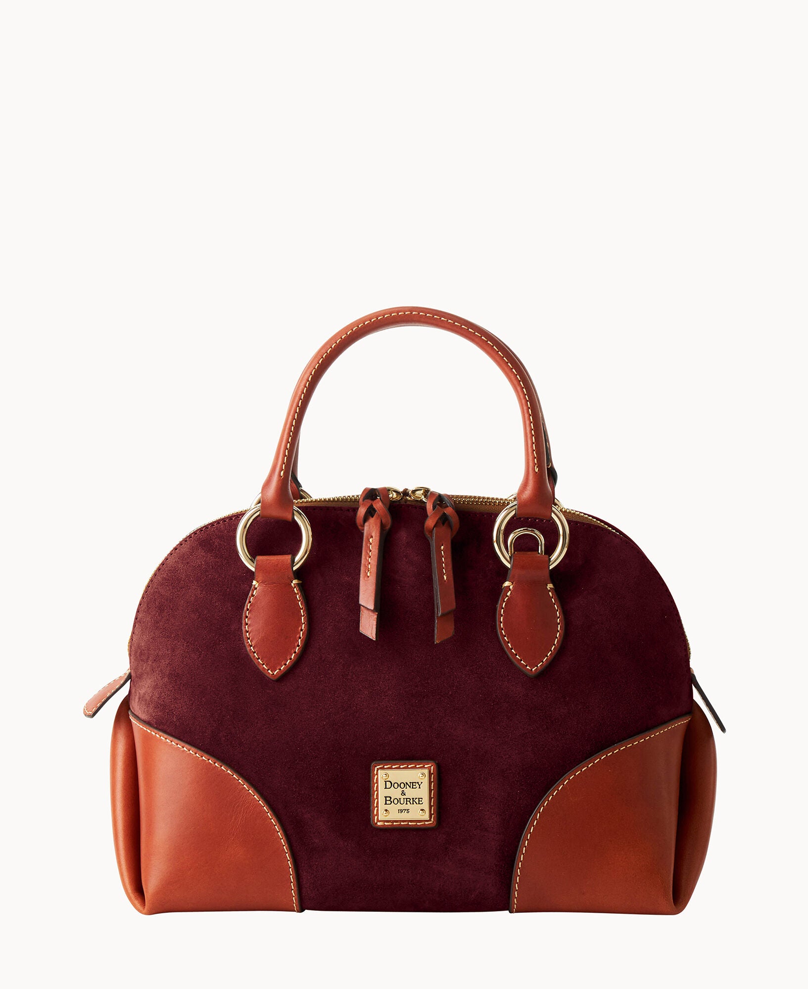 Suede Domed Satchel – Dooney & Bourke