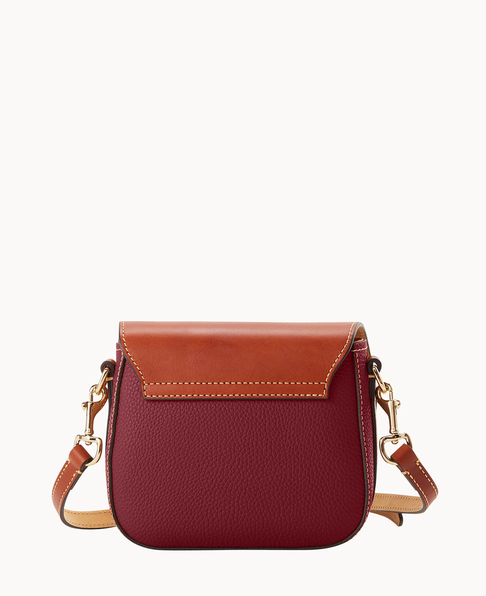 Pebble Turnlock Flap Saddle – Dooney & Bourke