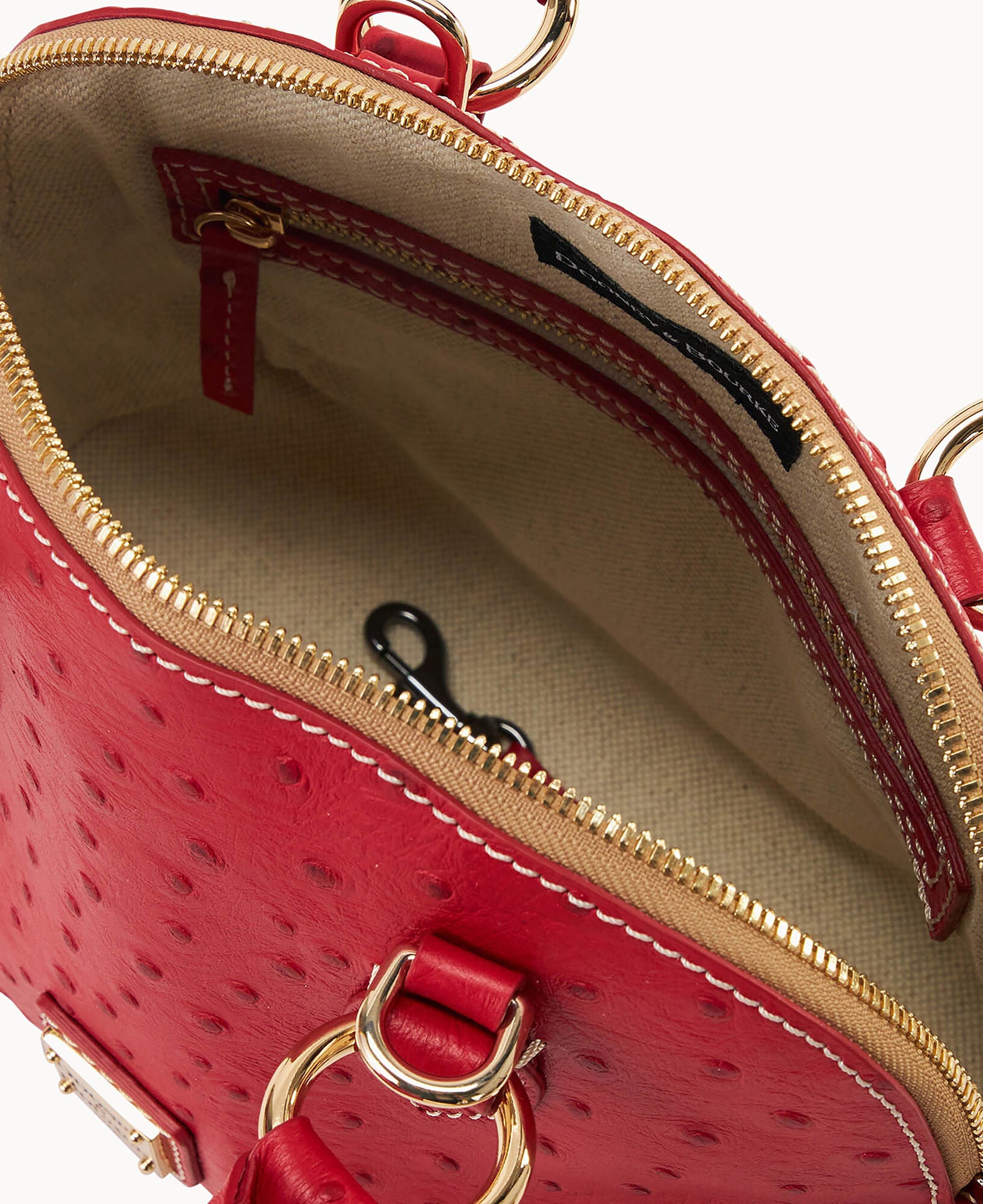 Ostrich Small Satchel – Dooney & Bourke